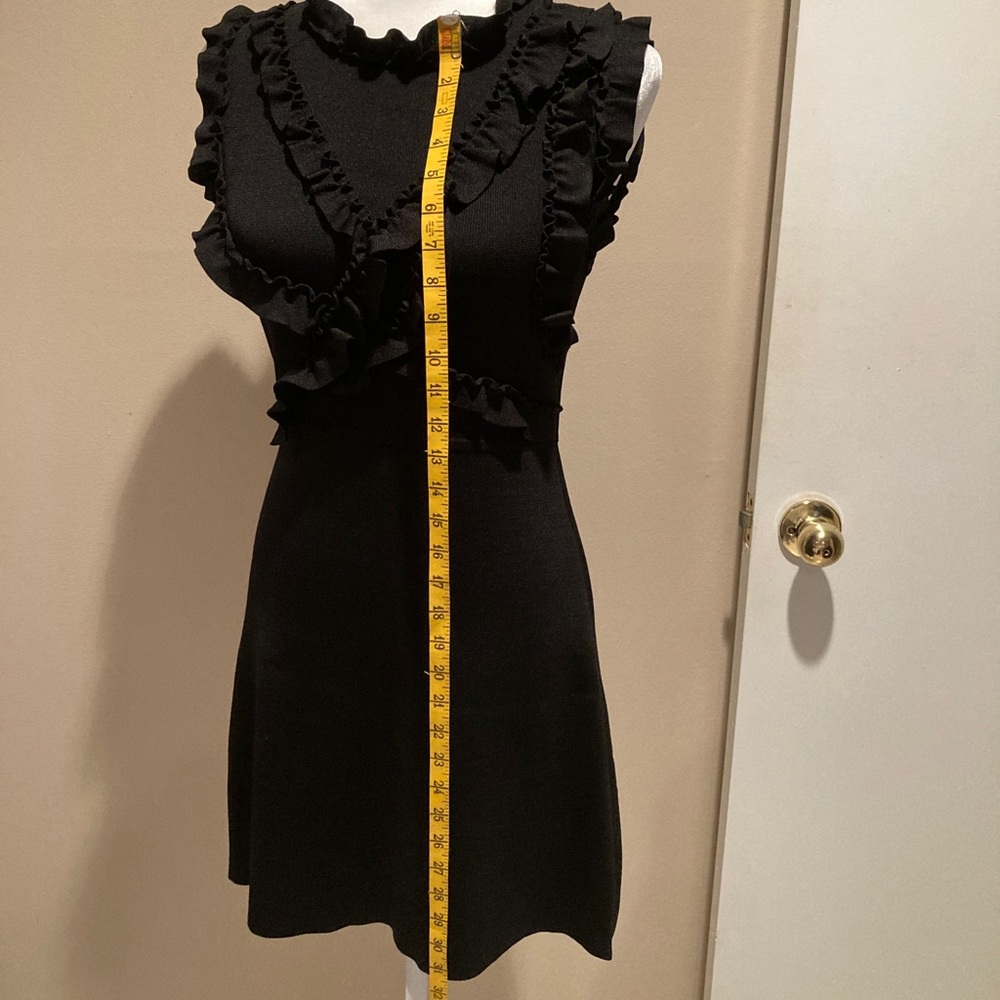 Zara Knit Ruffled Top Dress - Picture 6 of 11
